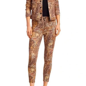 L’AGENCE Margot paisley high waist denim NWOT